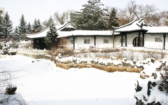 东北电力大学-校园雪景